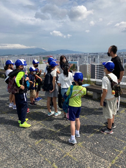 「未来のまちづくりプロジェクト」子どもたちがアクロス福岡見学へ